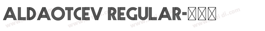 AldaOTCEV Regular字体转换 AldaOTCEV Regular字体转换